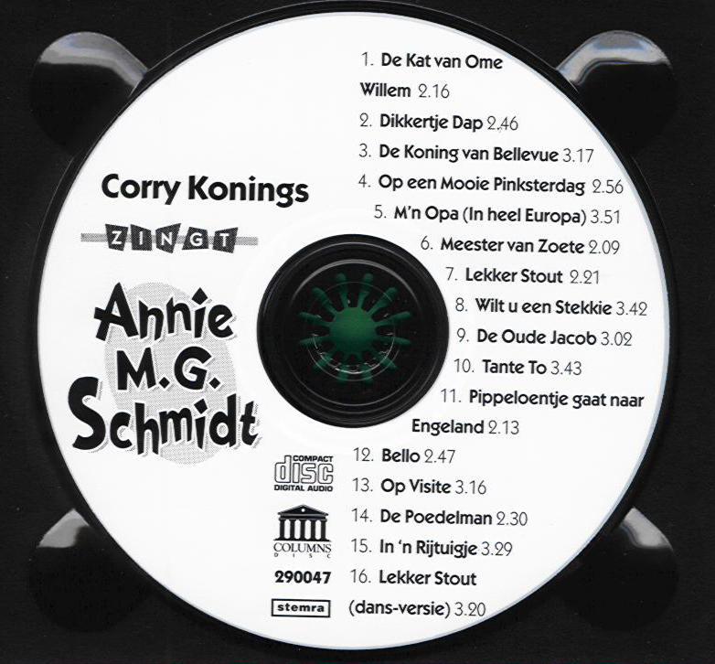 Corry Konings  Zingt Annie M G Schmidt : CD